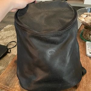 longchamp leather backpack🖤